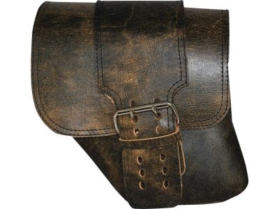 697391 - La Rosa Solo Wide Strap Swingarm Bag Rustic Brown Left