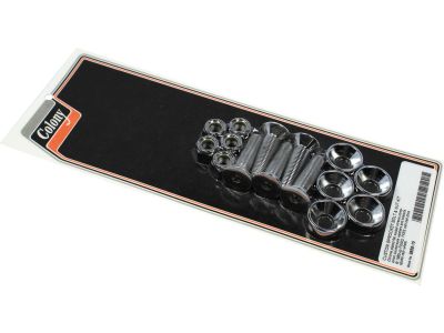 72061 - COLONY Chrome Plated Rear Sprocket Hardware Kits Including 5 Locknuts ...