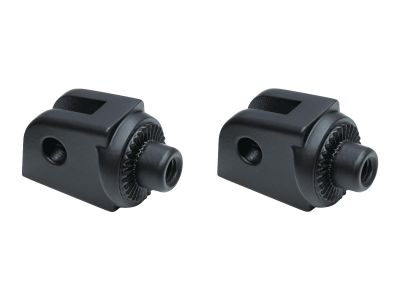 773289 - Küryakyn Splined Peg Adapters Black, Satin