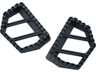 773597 - Küryakyn Riot Mini Floorboards Black, Satin