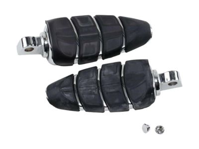 774316 - Küryakyn Kinetic Pegs with Male Mount Adapters, Chrome Foot Pegs (Mal...