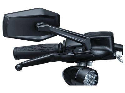 775919 - Küryakyn Hex Mirrors Black