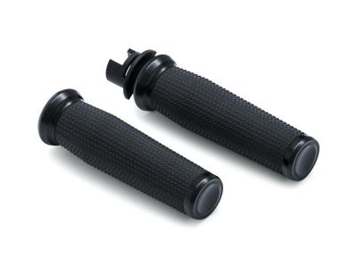 775945 - Küryakyn Thresher for Indian Grips Black Satin 7/8" Throttle By Wire