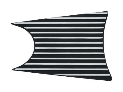 776063 - Küryakyn Finned Mid Primary Accent Black Satin