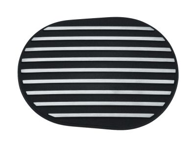 776067 - Küryakyn Finned Front Primary Accent Black Satin