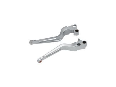 776668 - Küryakyn Dillinger Levers Silver Cable Clutch