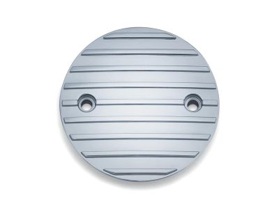 779838 - Küryakyn Finned Timing Cover 2-hole Chrome