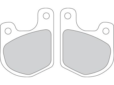 8009019 - Motor Factory Organic Replacement Brake Pads Organic Front