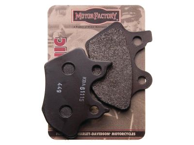 8009053 - Motor Factory Organic Replacement Brake Pads Organic Rear