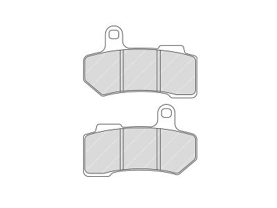 8009054 - Motor Factory Sintered Replacement Brake Pads Sinter Rear