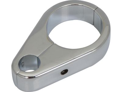 85567 - CCE Cable Clamp For clutch cable and 1 1/8" diameter tubing Chrome