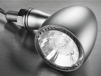 888422 - KELLERMANN Bullet 1000 Extreme LED Turn Signal Chrome Satin Clear LED