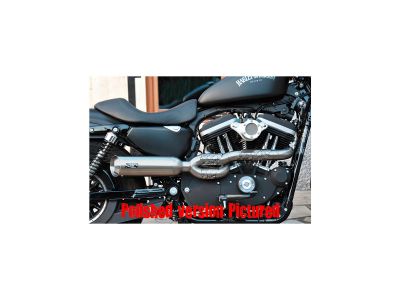 888530 - BSL Skull Headers E3 Bomb Outline Exhaust System Smooth Heat Shield Show Chrome Outline