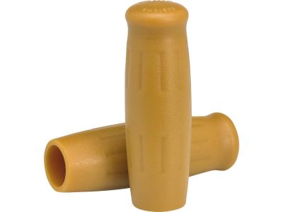 890066 - LOWBROW Classic Grips Natural Gum 1" Cable operated Throttle By Wire