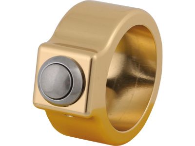 890370 - CCE, Switch Housing Kit, 1" Diameter Handle Bar, Single Button, Billet Aluminum, Bronze Switch Housing Single button