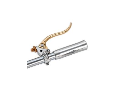 890510 - KUSTOM TECH Deluxe Brake Perch Assembly Brass Polished Lever Aluminium...