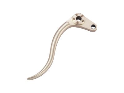 890513 - KUSTOM TECH Deluxe Hand Control Replacement Lever For Brake and Clutch Cable Perch Brass Satin