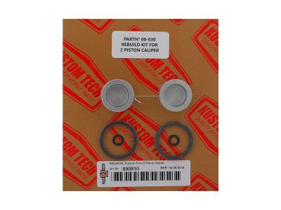 890810 - Rebuilt Kit, Kustom Tech 2 Piston Caliper, with Pistons