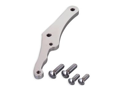 890822 - KUSTOM TECH 4 Piston Front Bracket, For 11,5" Rotor, Left and Right, Polished