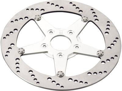 890825 - KUSTOM TECH Drilled Brake Rotor Aluminium Stainless Steel 11,5