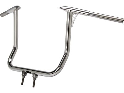 890947 - Ricks 330 Reduced Reach Street Glide Handlebar Relocated 50 mm Polished 1 1/4" Throttle By Wire