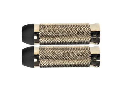 892206 - Thunderbike Phantom Base Grips for Internal Throttles by MÃ¼ller Motorcycles Black Ring Brass 1" Cable operated