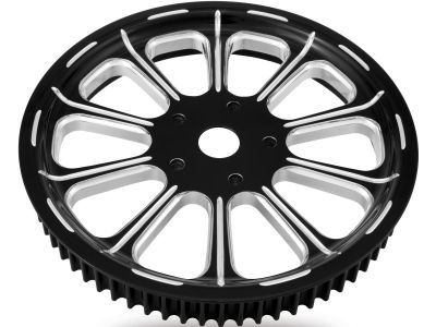 892476 - PM Revel Pulleys Contrast Cut Platinum 20 mm 66 teeth Black