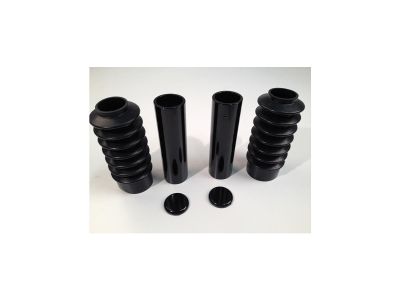 893745 - CULT WERK 6-Piece Fork Covers with lower Fork Rubbers Plain Black Glos...