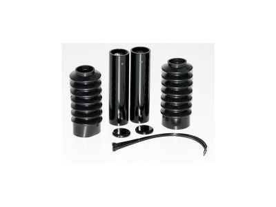 893760 - CULT WERK 6-Piece Fork Covers with lower Fork Rubbers Plain Black Glos...