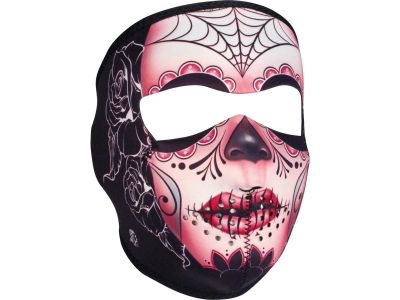 894457 - ZANheadgear Sugar Skull Neoprene Full Face Mask Black | One Size Fits ...