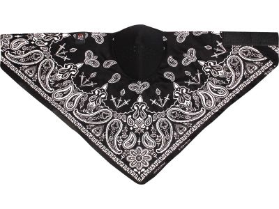894468 - ZANheadgear Paisley Cotton/Neoprene Neodana Black | One Size Fits All