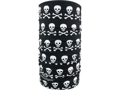 894485 - ZANheadgear Skull Crossbones Motley Polyester Series Tube Black | One ...