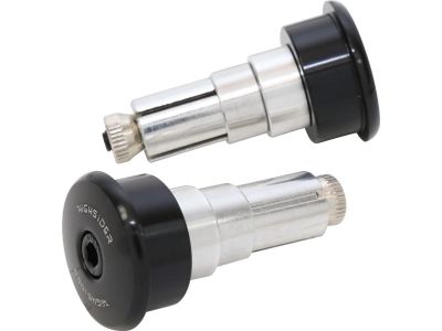 894755 - HIGHSIDER Bar End Weights Curve Black Aluminium