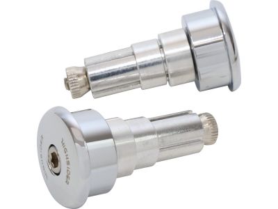 894756 - HIGHSIDER Bar End Weights Curve Chrome Aluminium
