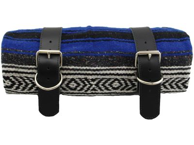 895040 - La Rosa Mexican Serape Mexican Serape Blanket Blue