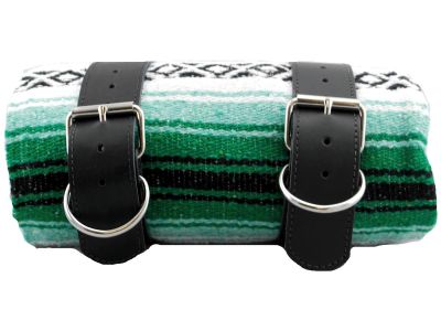 895041 - La Rosa Mexican Serape Mexican Serape Blanket Green