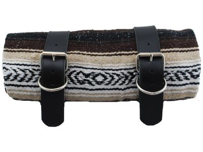 895042 - La Rosa Mexican Serape Mexican Serape Blanket Brown