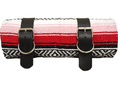 895045 - La Rosa Mexican Serape Mexican Serape Blanket Red