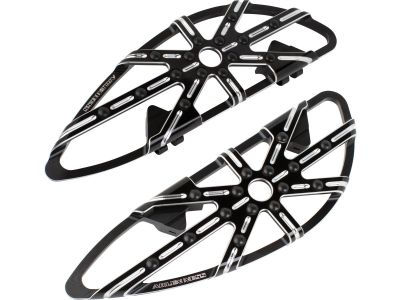 895335 - ARLEN NESS 10-Gauge Driver Floorboards Black, Anodized