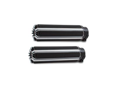 895340 - ARLEN NESS 10-Gauge Grips Black 1" Anodized Cable operated