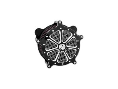 895876 - RSD Venturi Speed 7 Air Cleaner Kit Contrast Cut Platinum Black