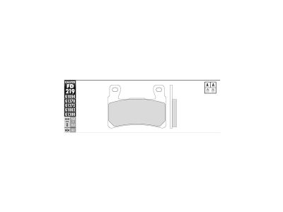 899956 - Galfer Sintered G1370 Brake Pads Sinter Front