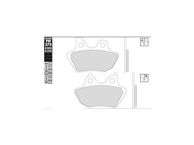 899972 - Galfer Sintered G1370 Brake Pads Sinter Rear