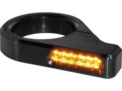 899986 - HeinzBikes ZC-Line Classic LED Turn Signal Black Anodized Smoke LED
