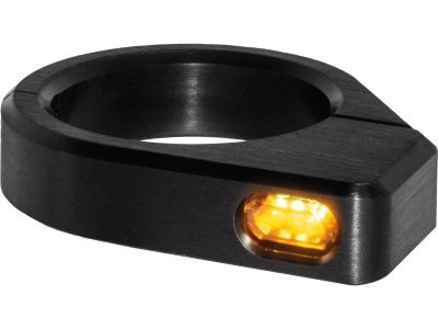 899992 - HeinzBikes ZC-Line Micro LED Turn Signal Black Anodized Smoke LED