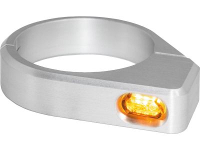899997 - HeinzBikes ZC-Line Micro LED Turn Signal Silver Anodized Smoke LED