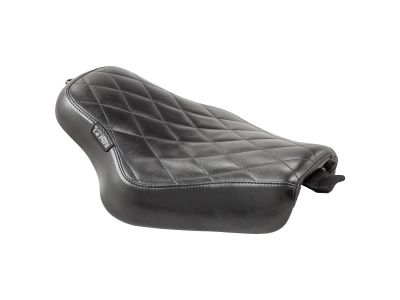 900882 - Le Pera Streaker Diamond Stitch Seat Black Vinyl