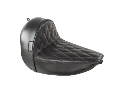 900888 - Le Pera Stubs Diamond Stitch Seat Black Vinyl