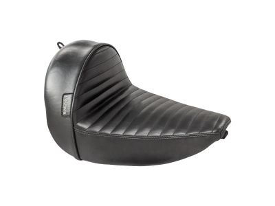 900889 - Le Pera Stubs Pleated Stitch Seat Black Vinyl