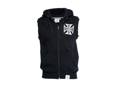 901123 - WCC Iron Cross Sleeveless Hoodie Black | 2XL